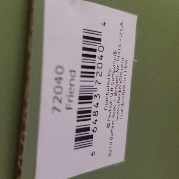 NIB  Angel porcelain "Friend"          by Pavillion Gift Co. #72040 - Picture 6 of 7